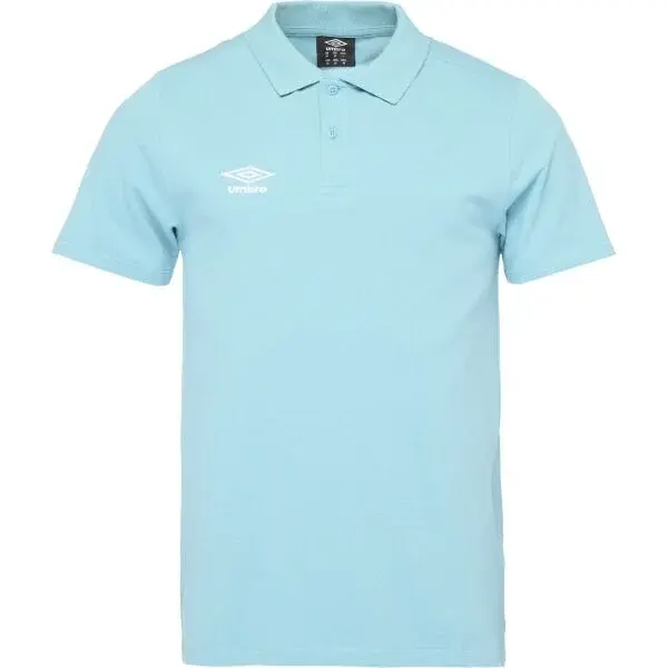 Umbro PIQUE POLO TEE Pánské polo triko, světle modrá, velikost