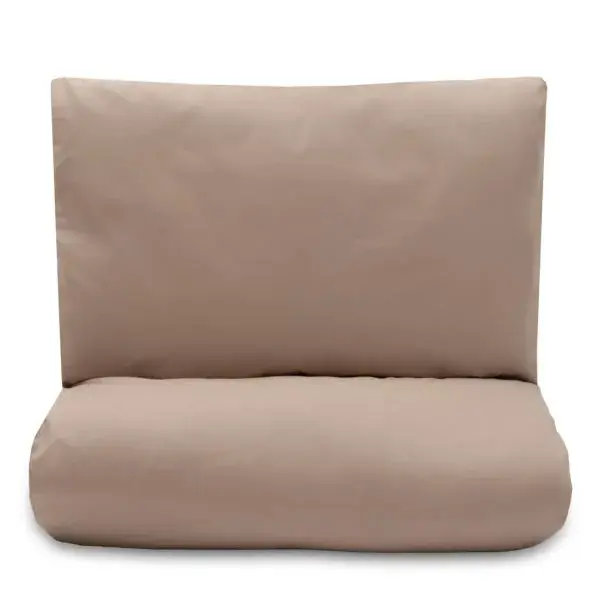 Bavlněná sada do postýlky s výplní New Baby 90x120 cm cappuccino