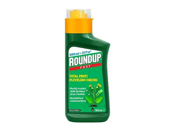 ROUNDUP Fast bez glyfosátu - koncentrát EVERGREEN 500ml - expirace 02/2026