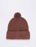 Herschel Supply Boucle Pom Solid Beanie Bitter Chocolate