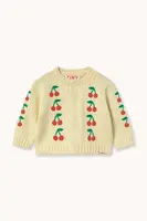 Detský bavlnený kardigan Tinycottons MINI CHERRIES KNITTED BABY CARDIGAN