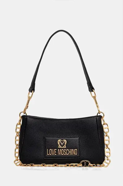 Love Moschino Kožená kabelka Love Moschino