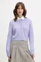 Kardigan s příměsí vlny HUGO Sfebra