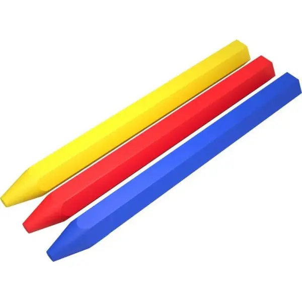 Popisovač voskový, 12 x 120 mm, modrá, STALCO PERFECT, bal.12 ks