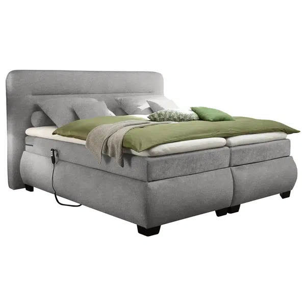 MID.YOU POSTEL BOXSPRING, 160/200 cm, jílová barva