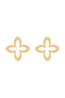 Pozlacené náušnice Lilou 233/10/KOL/AZU/PO