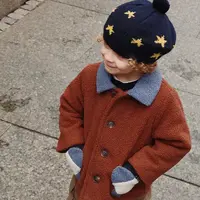 Dětský kabát Konges Sløjd CALIN ROCKET COAT hnědá barva, KS101913