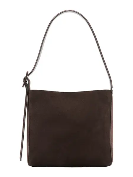 MANGO Kabelka na rameno 'Igor'  hnedá