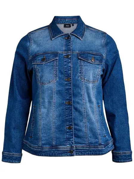 Zizzi Prechodná bunda 'Jalli'  modrá denim