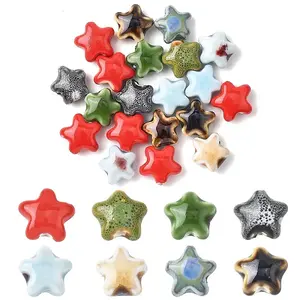 10Pcs Handmade Porcelain Beads