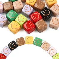 20Pcs Baking Paint Opaque Acrylic Beads
