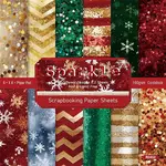 24Pcs 12 Styles Light Scrapbook Paper Pads