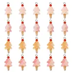20Pcs 4 Styles Glass Ice Cream Pendants