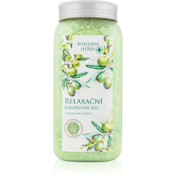 Bohemia Gifts & Cosmetics Bohemia Herbs Olive Oil soľ do kúpeľa 900 g