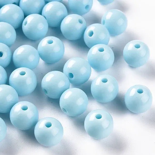 Opaque Acrylic Beads