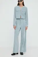 Kalhoty Gestuz dámské, jednoduché, high waist, 10908694