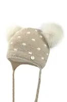 Dětska čepice Jamiks ZULEMA béžová barva