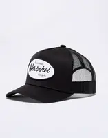 Herschel Supply Whaler Tall Mesh Gas Station Cap Black