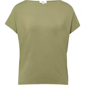 s.Oliver JERSEY T-SHIRT Dámské tričko, khaki, velikost