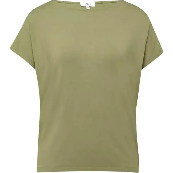 s.Oliver JERSEY T-SHIRT Dámské tričko, khaki, velikost