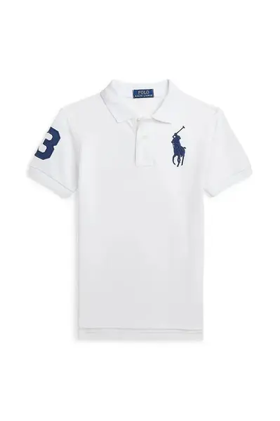 Dětská bavlněná polokošile Polo Ralph Lauren