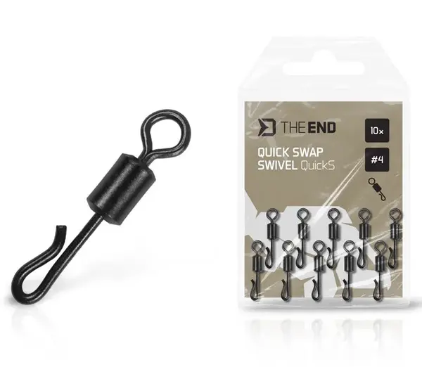 Delphin rýchlovýmenný obratlík theend quicks #4 10 ks