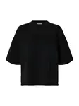 SELECTED Oversize tričko 'SLFTenny'  čierna