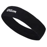 Wilson U TERRY LOGO HEADBAND Sportovní čelenka, černá, velikost UNI