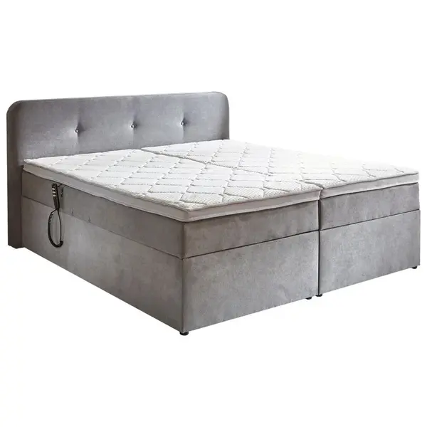 Livetastic POSTEL BOXSPRING, 180/200 cm, světle šedá