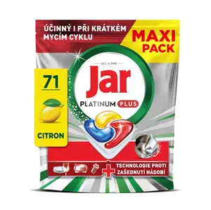 Jar Platinum Plus Lemon kapsle do myčky 71 ks