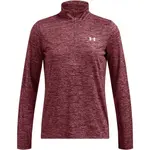 Under Armour TECH TWIST Dámske tričko, vínová, veľkosť S