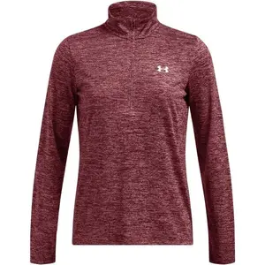 Under Armour TECH TWIST Dámske tričko, vínová, veľkosť S