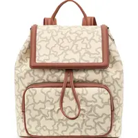 Batoh Tous dámský, béžová barva, velký, vzorovaný