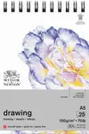 Skicovací blok W&N Drawing pad smooth A5 150g