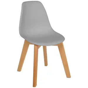 My Baby Lou DĚTSKÁ ŽIDLE šedá, barvy buku