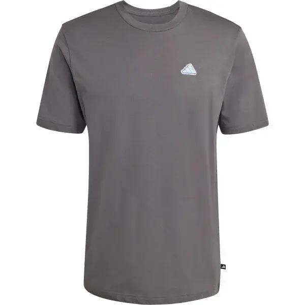 adidas M C ICON TEE Pánské triko, šedá, velikost