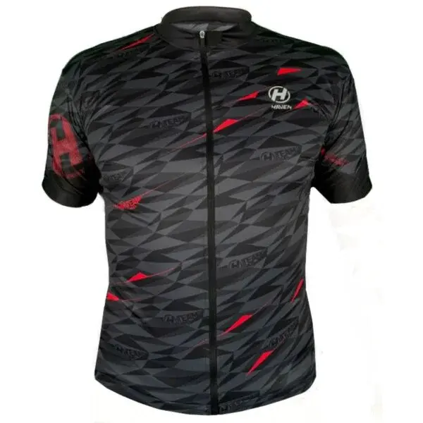 HAVEN TEAM Cyklistický dres, čierna, veľkosť XXXL