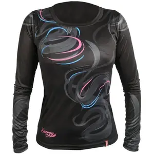 HAVEN ENERGY CRAZY LONG Dámsky dres s dlhým rukávom, čierna, veľkosť