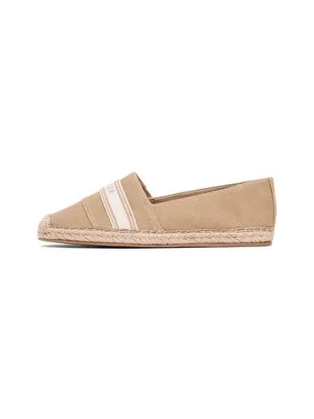 TOMMY HILFIGER Espadrilky  svetlohnedá / šedobiela