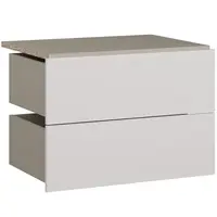 Zásuvky 2 ks Modulix Do Korpus 74,1 Biely