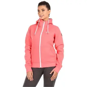 KILPI RAJANA Dámská bavlněná mikina, růžová, velikost