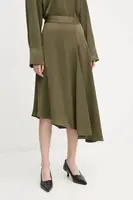 Sukně 2NDDAY Barrah zelená barva, midi, áčková, 2251153279