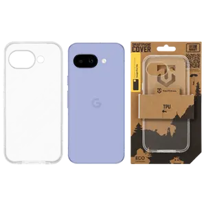 Zadní kryt Tactical TPU pro Google Pixel 10a, transparentní