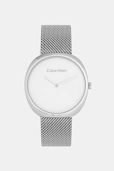 Hodinky Calvin Klein stříbrná barva, 25200245