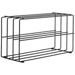 MID.YOU REGÁL NA BOTY, černá, 73/40/28,5 cm