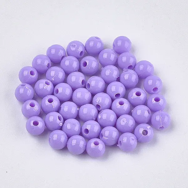 Opaque Plastic Beads