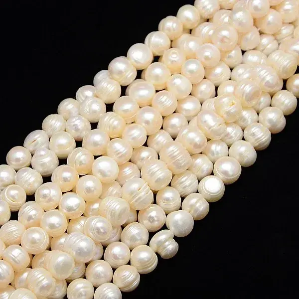 Natural Cultured Freshwater Pearl Beads Strands