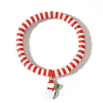 Christmas 304 Stainless Steel Enamel Charm Bracelets