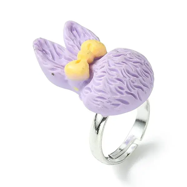 Bunny Resin Finger Ring