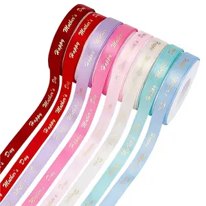 8 Rolls 8 Colors Polyester Satin Ribbons